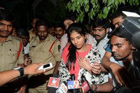 Anjali Returns to Hyderabad Photos
